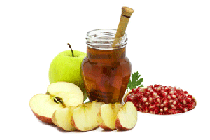 Frucht mit Honig