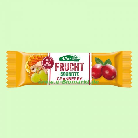 Fruchtschnitte Cranberry (Allos)