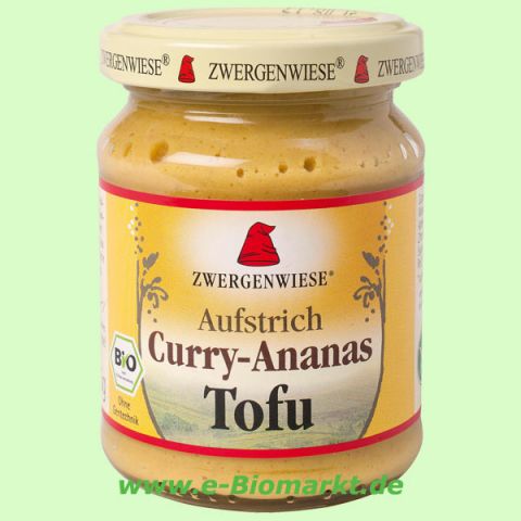 Curry-Ananas-Tofu Brotaufstrich (Zwergenwiese)