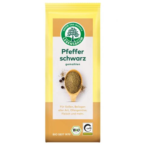 Pfeffer schwarz, gemahlen (Lebensbaum)