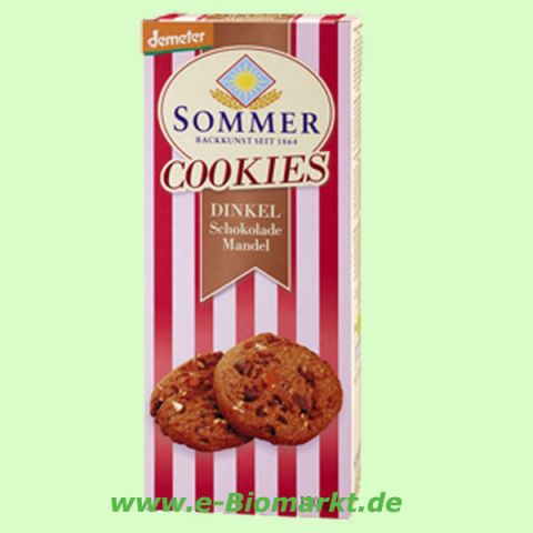 Schoko-Mandel-Dinkel Cookies (Sommer & Co.)