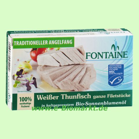 Wei�er Thunfisch, in Bio-Sonnenblumen�l (Fontaine)