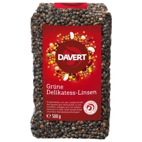 Gr�ne Delikatess-Linsen (Davert)
