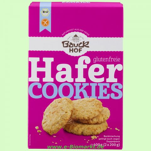Hafer Cookies, glutenfrei (Bauckhof)