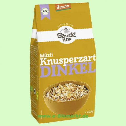 Dinkel M�sli Knusperzart (Bauckhof)