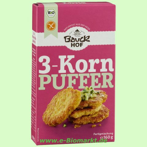 3-Korn-Puffer, glutenfrei (Bauckhof)