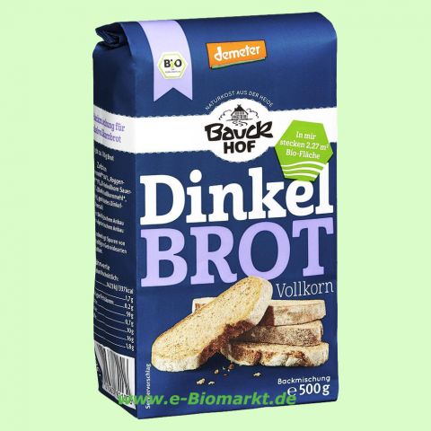 Dinkel-Brot, Vollkorn (Bauckhof)