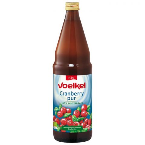 Cranberry pur, 100% Muttersaft (Voelkel)
