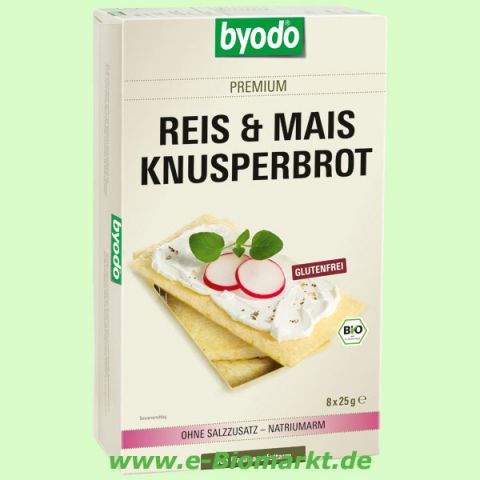 Reis&Mais Knusperbrot ohne Salzzusatz (Byodo)