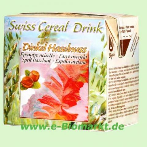 Swiss Cereal-Drink Dinkel Haselnuss (Soyana)