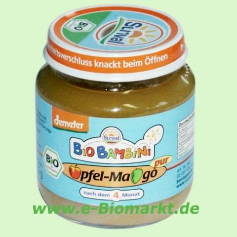 Apfel-Mango, nach dem 4. Monat (Sunval)