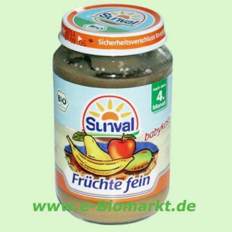 Baby Fr�chte fein, nach dem 4. Monat (Sunval)