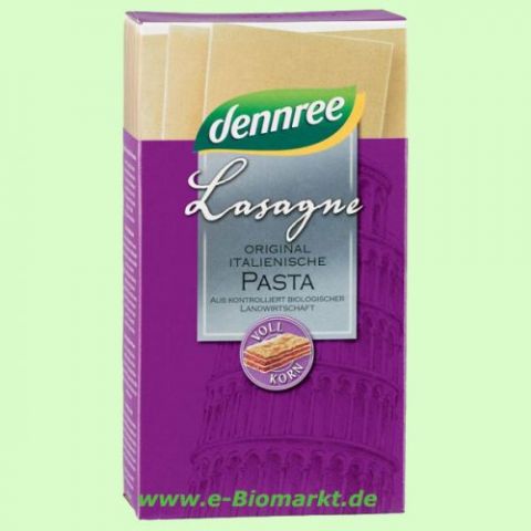 Lasagne - Vollkorn (dennree)