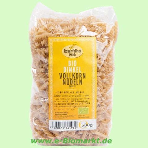 Dinkel Vollkorn Spiralen (Rosenfellner)