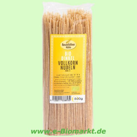 Dinkel Vollkorn Spaghetti (Rosenfellner)