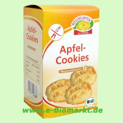 Apfel-Cookies - glutenfrei (Rosengarten)