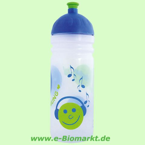 Trinkflasche ISYbe 700 ml, Kleeblatt, schwarz/hellgr�n (ISYbe)