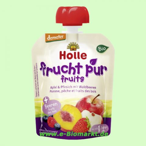 Apfel & Banane mit Vollkornflocken, nach dem 4. Monat (Holle)