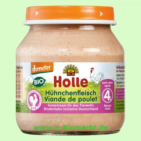 Brokkoli mit Vollkornreis, nach dem 4. Monat (Holle)