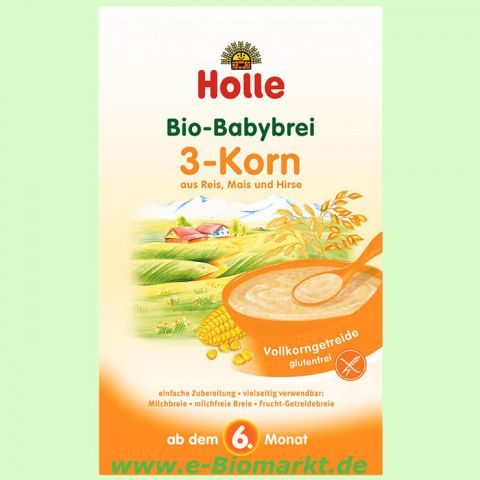 3-Korn-Brei (Instant), nach dem 4. Monat (Holle)