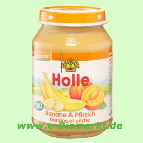 Banane & Pfirsich, nach dem 4. Monat (Holle)
