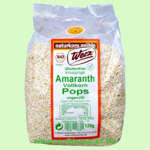 Vollkorn-Amaranth gepufft (Werz)