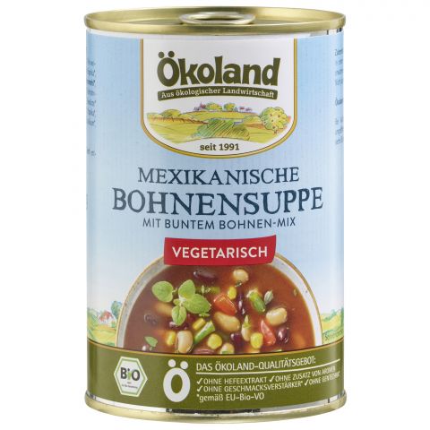 Mexikanische Bohnensuppe, vegetarisch (�koland)