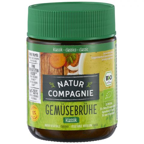 Klare Gem�sebr�he, feink�rnig, mit 33% Gem�se (Natur Compagnie)
