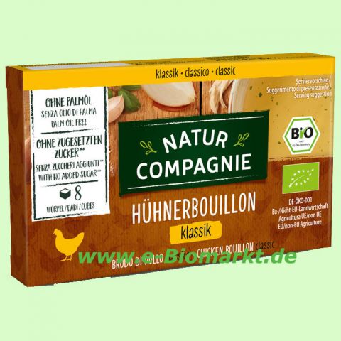 Klare H�hnerbouillon -W�rfel (Natur Compagnie)