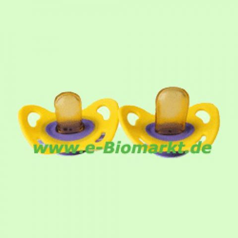 Kautschuk-Schnuller, mit Ring (Mollis)