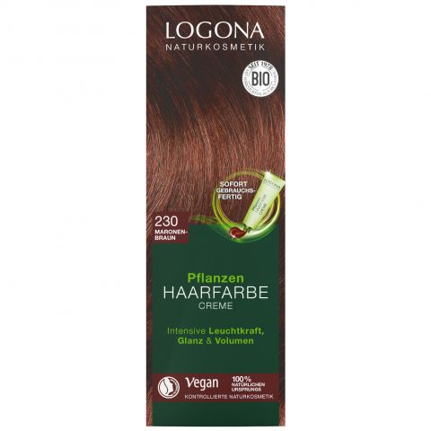 Pflanzenhaarfarbe Color Creme Teak (Logona)