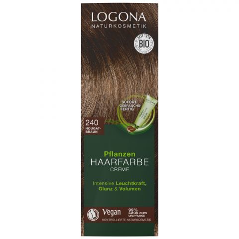 Pflanzenhaarfarbe Color Creme Nougatbraun (Logona)