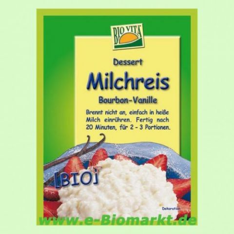 Milchreis, Vanille (Bio Vita)