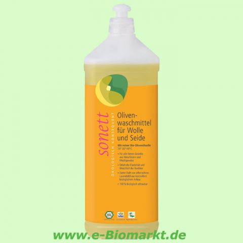 Oliven Waschmittel f�r Wolle und Seide (Sonett)