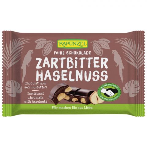 Zartbitter Cristallino Schokolade 60% mit ganzen Haseln�ssen HIH