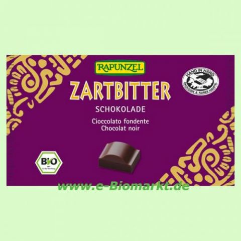 Zartbitter Cristallino Schokolade 60% (Rapunzel)