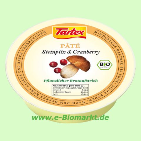 P�t� Steinpilz & Cranberry (Tartex)