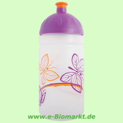 Trinkflasche ISYbe 500 ml, Pferde, transparent/gr�n (ISYbe)