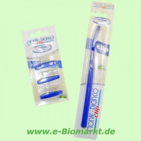 Wechselkopf-Zahnb�rste, eisblau, medium (Monte Bianco)