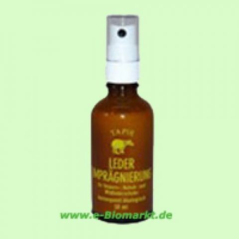 Lederimpr�gnierung mit Pumpzerst�uber (Tapir)