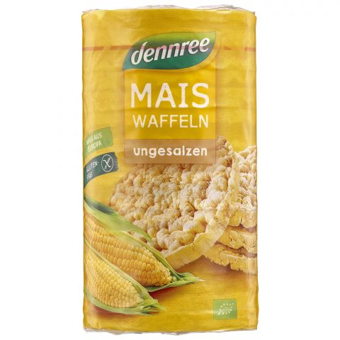 Maiswaffeln ohne Salz - glutenfrei (Dennree)