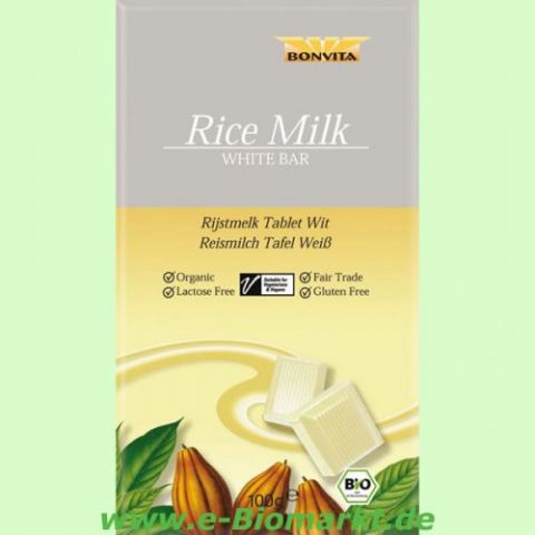 Reismilch Weisse Schokolade (BonVita)