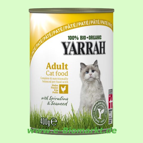 Katzenfutter Pat� mit Huhn (Yarrah)