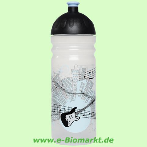 Trinkflasche ISYbe 700 ml, Blumen, transparent/lila (ISYbe)
