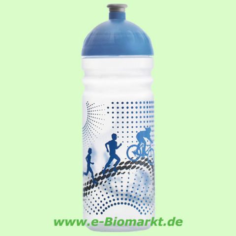 Trinkflasche ISYbe 700 ml, Obst, transparent/rot (ISYbe)
