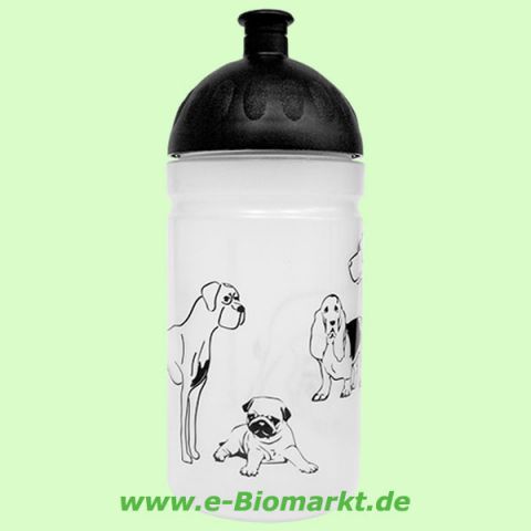 Trinkflasche ISYbe 500 ml, Marienk�fer, blautransparent/rot (ISY