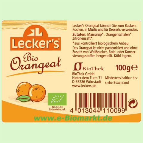 Orangeat, gew�rfelt (Lecker's)