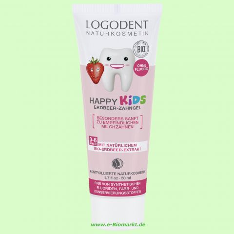 Kids-Zahngel Erdbeere (Logona)
