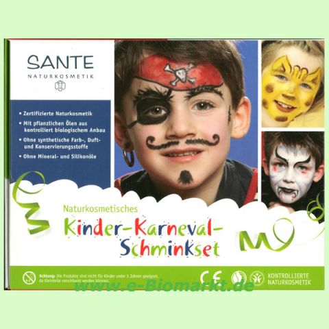 Kinder-Karneval-Schminkset (Sante)
