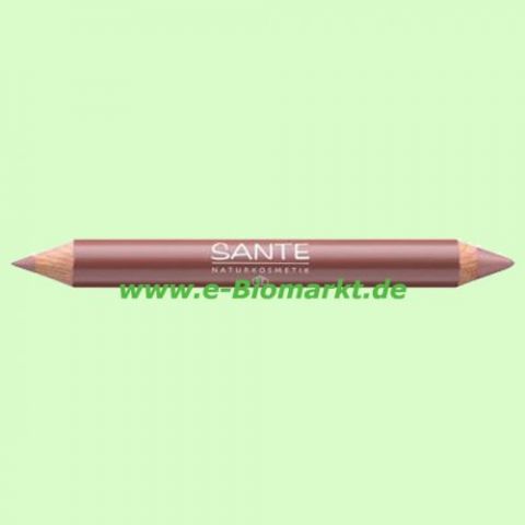 Lip Duo Contour & Gloss No.01, Nude Look (Sante)